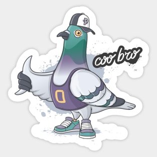 Coo' Bro Sticker